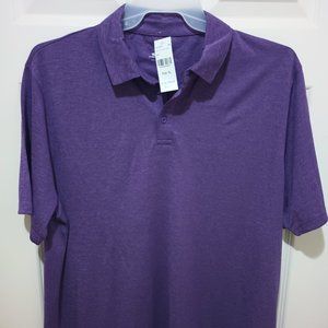 NWT Men's XL Purple Polo Shirt  X-Large New Comfortable
